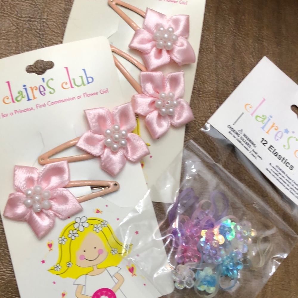Claire’s. Hair accessories